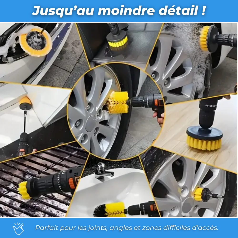 TurboBrush Pro - Kit de têtes nettoyantes
