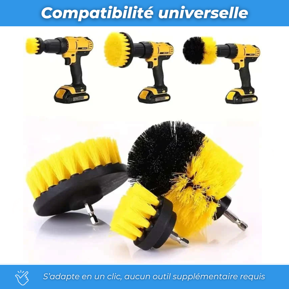 TurboBrush Pro - Kit de têtes nettoyantes