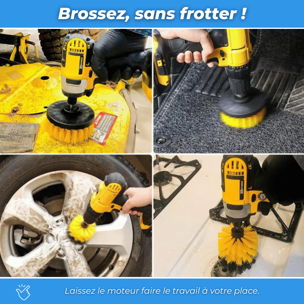 TurboBrush Pro - Kit de têtes nettoyantes