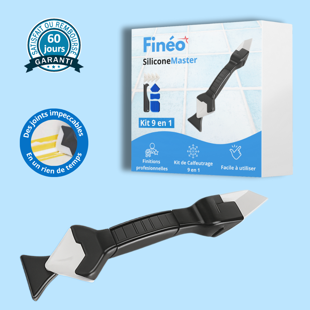 Silicone Master – Outil de Calfeutrage 5 en 1