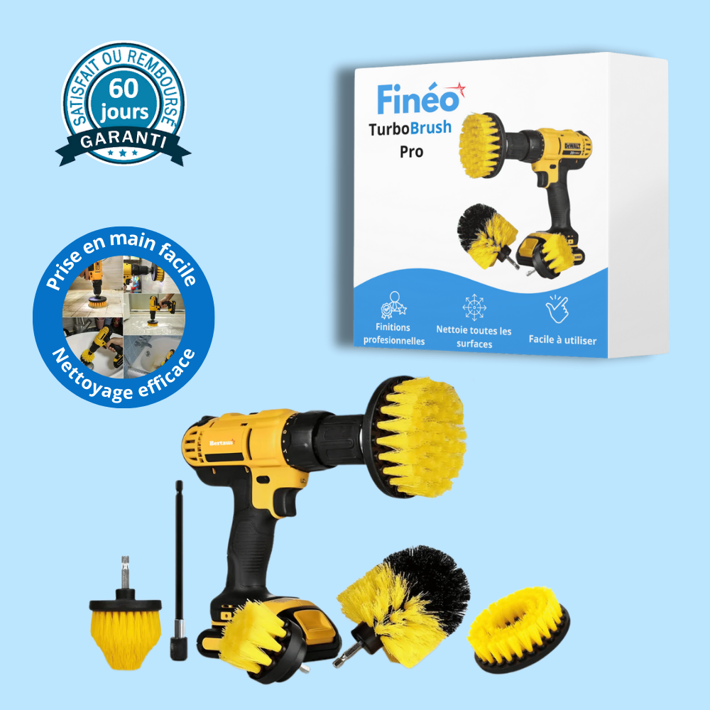TurboBrush Pro - Kit de têtes nettoyantes