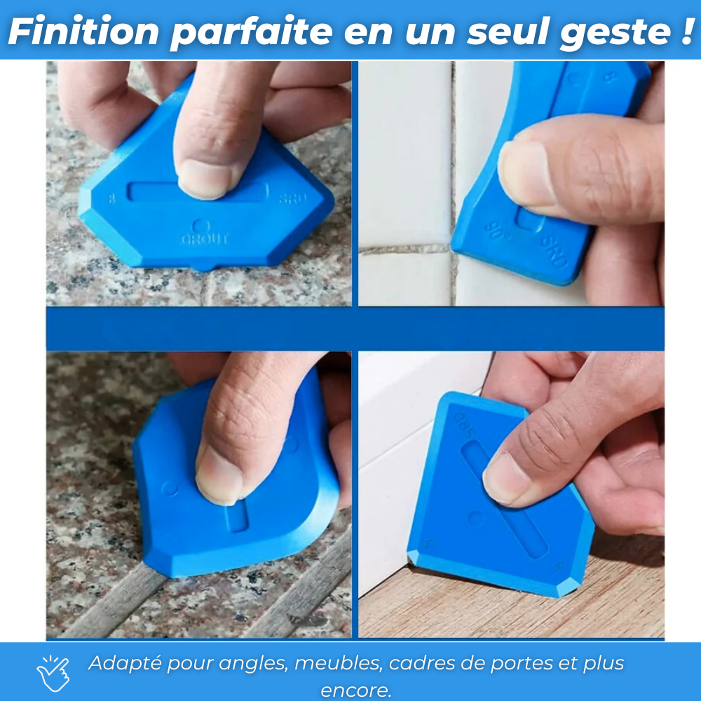Silicone Master – Outil de Calfeutrage 5 en 1