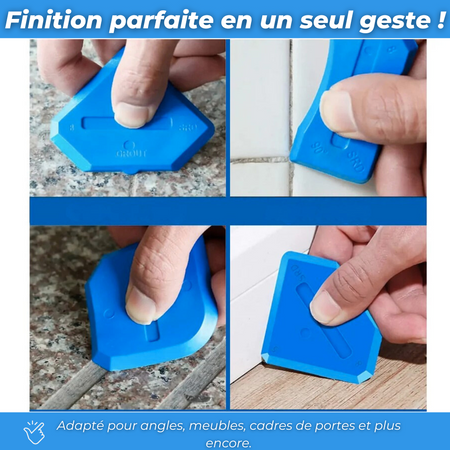 Silicone Master – Outil de Calfeutrage 5 en 1